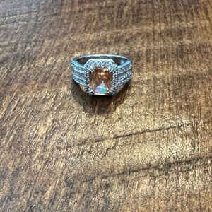 Bomb Party Yellow Topaz Ring